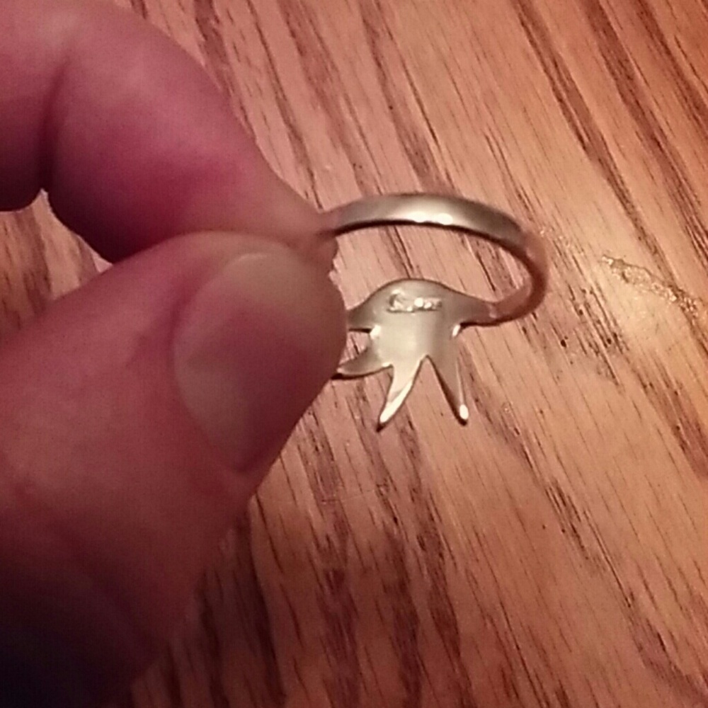 925 Sterling Silver Ring "Hand Print" - Picture 5 of 5